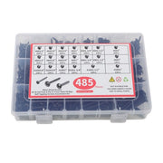 DURAFORCE 485Pcs Flat,Truss,Phillips Round Head wood screws W/20 Screw Size #6, #8, #10