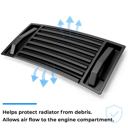 For 03-09 Hummer H2 ABS Hood Deck Vent Panel Handle Covers Trim Handles