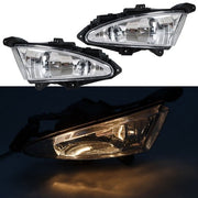 DURAFORCE L+R Bumper Clear Fog Light Assembly For 07-10 Hyundai Elantra Sedan 4-Door 2.0L