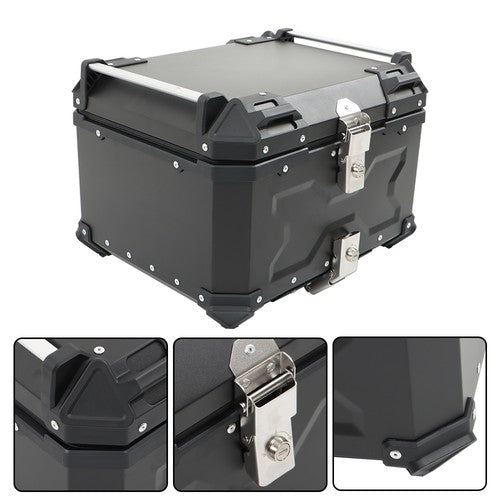 DURAFORCE Motorcycle 36L Side Case Hard Saddlebag + 55L Top Case Tail Box Luggage New