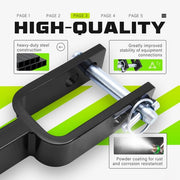 DURAFORCE 3 Point Versatile Quick Hitch Adapter Bracket Fit for Category 1 Quick Hitch
