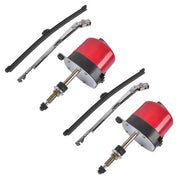 DURAFORCE Stainless Windshield Wiper Motor Kit for Street Hot Rod Universal Boat Chevy