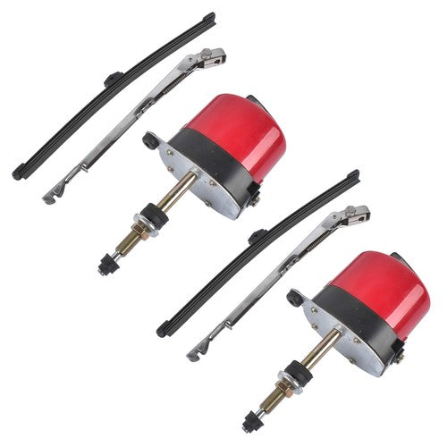 DURAFORCE Stainless Windshield Wiper Motor Kit for Street Hot Rod Universal Boat Chevy