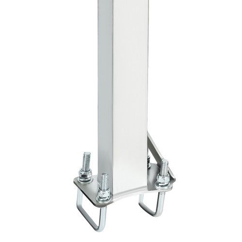 Pair of Zinc Plated Pontoon Boat Trailer Guide On for 2 Inch Trailer Frames