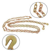 DURAFORCE With Clevis Hooks Transportation Bundle Chain Steel Gold 3150lbs G70 1/4in×20ft