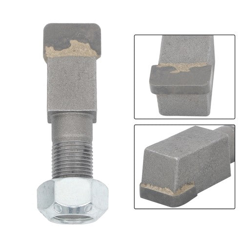 DURAFORCE 10Pcs Threaded Stump Grinder Teeth For Bradco Shaver Ashland Baumalight 2-7/8"