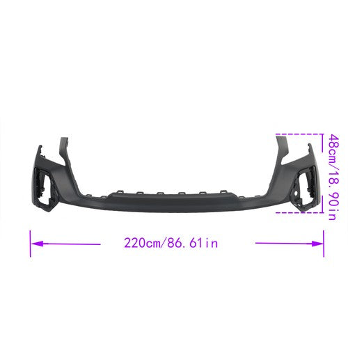 DURAFORCE Suit For GMC Sierra 1500 2019 2020 2021 2022 Front Bumper Fascia Primed Plastic