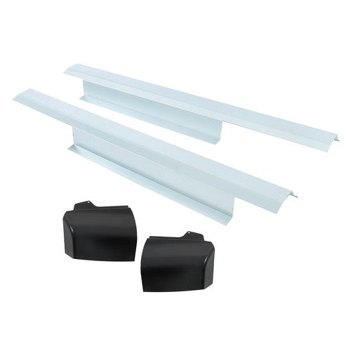 DURAFORCE Corner + Outer Rocker Panel Compatible For Silverado GMC Standard 2007-2013 Cab