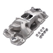 DURAFORCE For Chevrolet 350 Small Block 22026 Aluminum Dual Plane Air Gap Intake Manifold