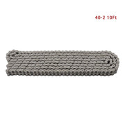 DURAFORCE #40 Roller Chain 10 Feet With 2 Connecting Links Carbon Steel