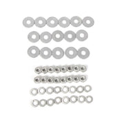DURAFORCE 8PCS Boat Trailer Steel Dacromet U-Bolt Square 1/2" Dia x 3 1/16" x 4 5/16"