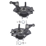 DURAFORCE 2PCS Front Loaded Steering Knuckle & Wheel Bearing Hub For Kia Soul 2014-2016