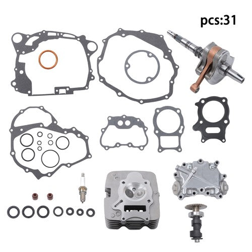 DURAFORCE 13000-HM8-A40 For Honda TRX250 Cylinder Crankshaft+Gasket+Oil seal+Camshaft