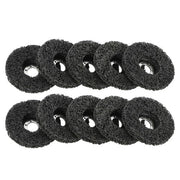 DURAFORCE 10 PCS 4-1/2" x 7/8" Black Diamond Grinding Discs Strip Discs for Angle Grinder