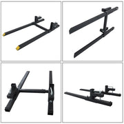 DURAFORCE 60" 2000lbs Clamp on Pallet Forks Loader Bucket Skidsteer Tractor New