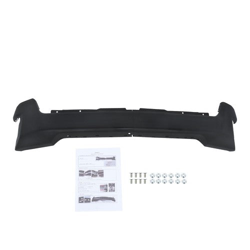 DURAFORCE Split Black Front Bumper W/o Sensor Holes For Chevrolet Silverado 1500 2019-2022