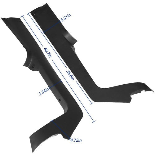 DURAFORCE Floormat Retainer Side Panel Set Fit For Club Car Precedent Tempo Onward 04-15
