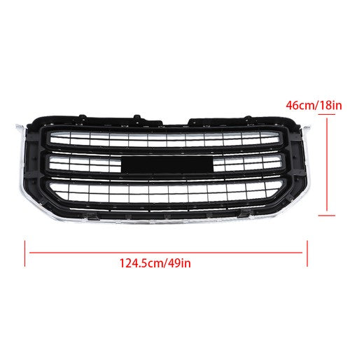 DURAFORCE 22936421 New For GMC Yukon&Yukon XL 2015-2020 Chrome Front Bumper Grille Plastic