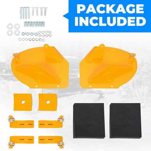 Snow Plow Extensions Add 20 for Meyer Western Boss Extenders PRO Wings Yellow