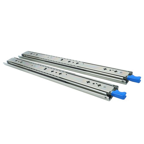 DURAFORCE 18" Locking Drawer Slides 250lb Heavy Duty Ball Bearing Full Extension With Lock