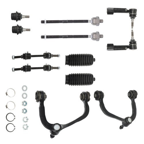 DURAFORCE K80308 For 09-14 Ford F-150 4WD 12pc Front Upper Control Arm Tierod Sway Bar