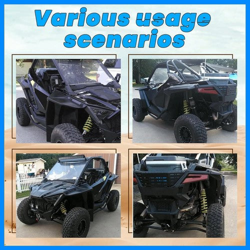 Full Coverage Fender Flares for Polaris RZR Pro XP Pro R Turbo R 2020-2024