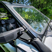 DURAFORCE Full Glass Windshield Aluminum Frame For 20-24 Polaris RZR Pro XP 2 and 4 seat