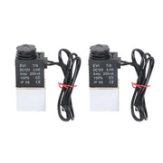 DURAFORCE 2PCS 1/4" Fast Response Electric Air Water Solenoid Valve 12V DC Normally Closed
