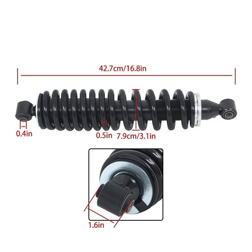 DURAFORCE For Yamaha Rhino 700 4x4 Rear Left Right Shocks Absorbers Monotube ATV 2008-2013