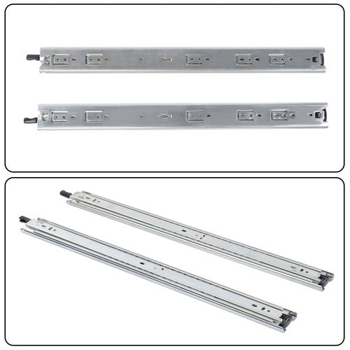 DURAFORCE 1 Pair of 22In Locking Drawer Slides Full Extension & Lock 150 lb Load Capacity