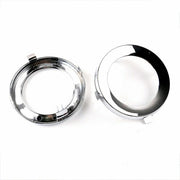 DURAFORCE Pair Front Chrome Fog Light Trim Lamp Cover for 2009-2013 Subaru Forester