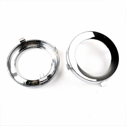 DURAFORCE Pair Front Chrome Fog Light Trim Lamp Cover for 2009-2013 Subaru Forester