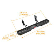 DURAFORCE For Ford Transit 150/250/350 15-23 Rear Side Step Running Board W/ Dock Bumpers