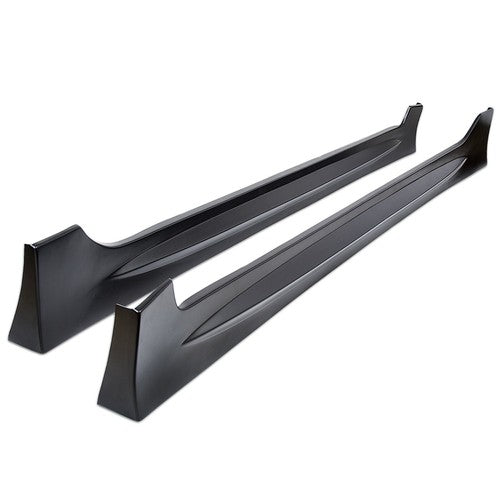 PP Mugen RR Style Side Skirts for Honda Civic Sedan 8th Gen 2006-2011 ABS Black