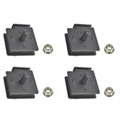 DURAFORCE For 04-07 Yamaha RHINO 660 BOTTOM & TOP ENGINE MOUNT RUBBER DAMPER KIT