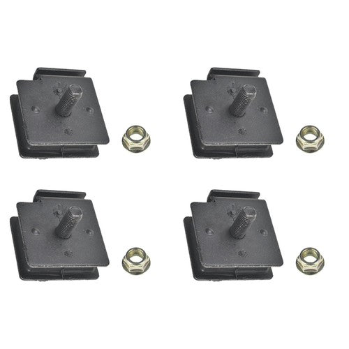 DURAFORCE For 04-07 Yamaha RHINO 660 BOTTOM & TOP ENGINE MOUNT RUBBER DAMPER KIT