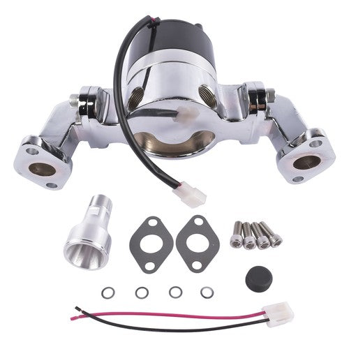 DURAFORCE New Aluminum Chrome High Flow Electric Water Pump for BBC 396 454 427 V8 8020C