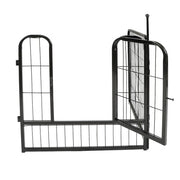 DURAFORCE 12 Panels 24x24 inch Dog Playpen Crate Fence Pet PlayPen Exercise Cage