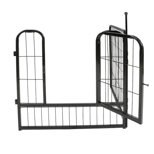 DURAFORCE 12 Panels 24x24 inch Dog Playpen Crate Fence Pet PlayPen Exercise Cage