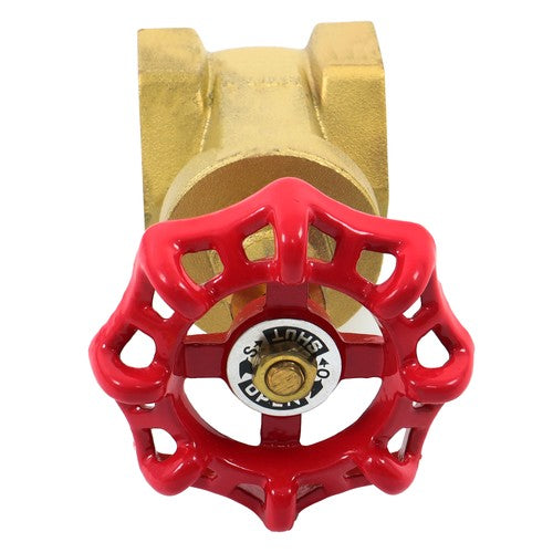 DURAFORCE 1-1/2" NPT 200psi Brass Gate Valve Rotary Globe Valve DN40 Female Threaded New