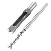 DURAFORCE 6pcs 6.35mm/8mm/9.5mm/12.7mm/14mm/16mm Square Hole Mortise Chisel Drill Bit Set