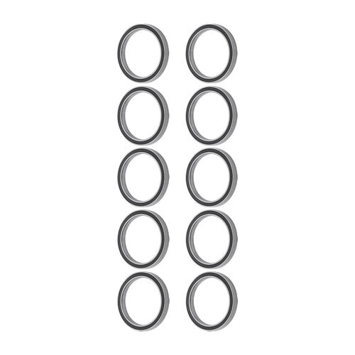 DURAFORCE 10Pcs 6707-2RS Bearings 35×44×5mm Double Rubber Seals Deep Groove Ball Bearing