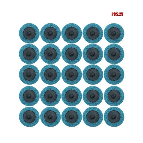 DURAFORCE 25 Pack Surface Conditioning Quick Change Discs 2" Fine Prep Pad Discs