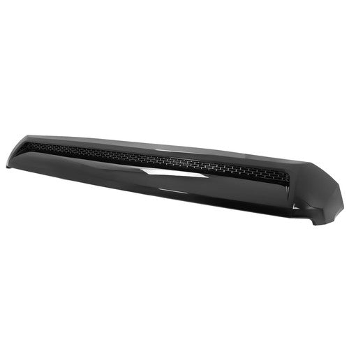 DURAFORCE Gloss Black Front Upper Hood Bulge Molding Grille Trim For Toyota Tundra 14-2021