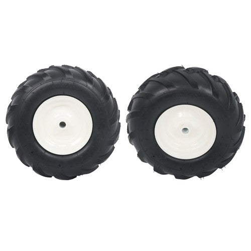 DURAFORCE 13x5.00-6 inch Lawn Mower Tires and Wheels (3/4'inch Axle Diameter) 2pcs