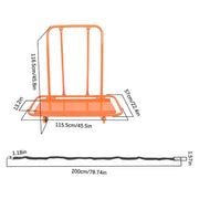 DURAFORCE Handling Sheetrock Sheet Panel With Safety Belts Drywall Sheet Cart 3000Lbs