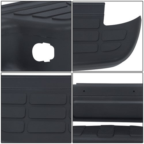 DURAFORCE Step Rear Bumper Without Sensor Hole Black Steel Fit For Chevrolet S10 1998-2004