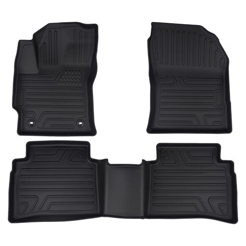 DURAFORCE New Floor Mats for Toyota Corolla Sedan 2020-2025 All Weather Rubber Floor Liner