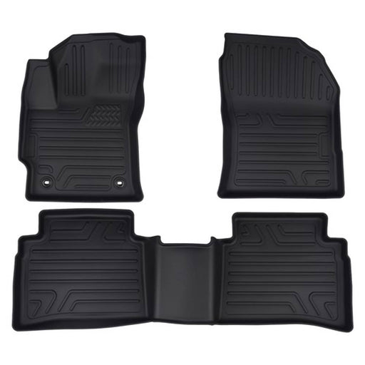 DURAFORCE New Floor Mats for Toyota Corolla Sedan 2020-2025 All Weather Rubber Floor Liner