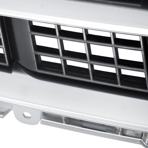 DURAFORCE Fit For Cadillac ATS 2013-2014 Matte Black Front Bumper Grille+Lower Grille